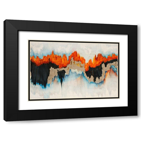 Aperture Black Modern Wood Framed Art Print with Double Matting by Schicker, Joshua