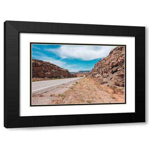 Quintero New Mexico IV Black Modern Wood Framed Art Print with Double Matting by Quintero, Sonja