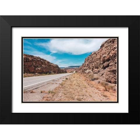 Quintero New Mexico IV Black Modern Wood Framed Art Print with Double Matting by Quintero, Sonja