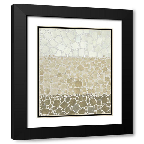Bedrock III Black Modern Wood Framed Art Print with Double Matting by Saunders, Alonzo