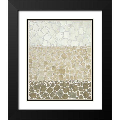 Bedrock III Black Modern Wood Framed Art Print with Double Matting by Saunders, Alonzo