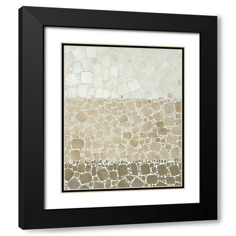 Bedrock IV Black Modern Wood Framed Art Print with Double Matting by Saunders, Alonzo