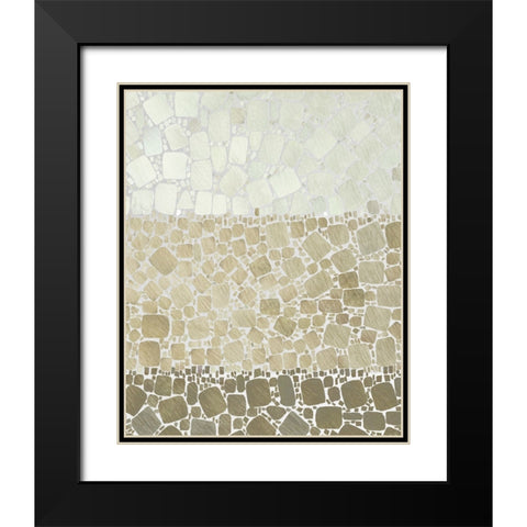 Bedrock IV Black Modern Wood Framed Art Print with Double Matting by Saunders, Alonzo