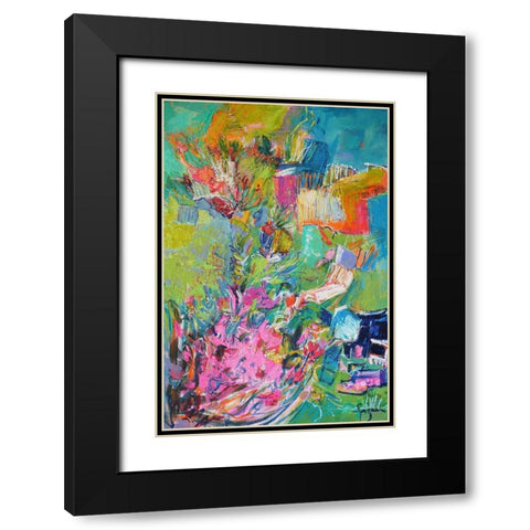 Garden of Light  II Black Modern Wood Framed Art Print with Double Matting by Fagan, Dorothy