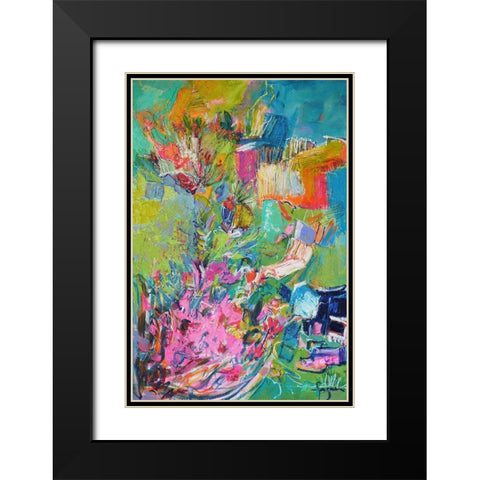 Garden of Light  II Black Modern Wood Framed Art Print with Double Matting by Fagan, Dorothy