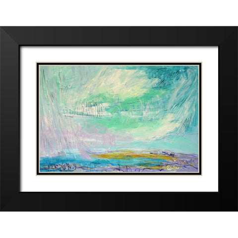 Ever Deeply I Black Modern Wood Framed Art Print with Double Matting by Fagan, Dorothy