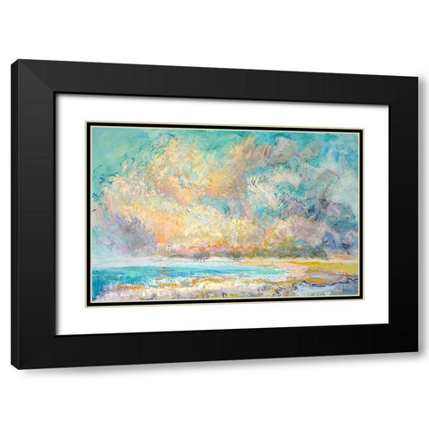 Ever Deeply II Black Modern Wood Framed Art Print with Double Matting by Fagan, Dorothy