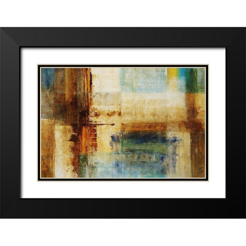 Recumbent Black Modern Wood Framed Art Print with Double Matting by Schicker, Joshua