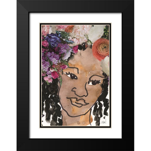 Sisters  I Black Modern Wood Framed Art Print with Double Matting by Dixon, Samuel