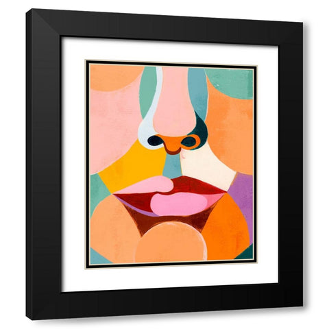 Custom Delicate Features I Black Modern Wood Framed Art Print with Double Matting by Popp, Grace