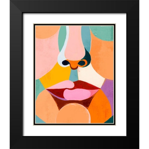 Custom Delicate Features I Black Modern Wood Framed Art Print with Double Matting by Popp, Grace