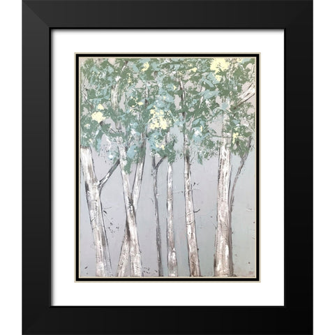 New Jubilee I Black Modern Wood Framed Art Print with Double Matting by Reynolds, Jade