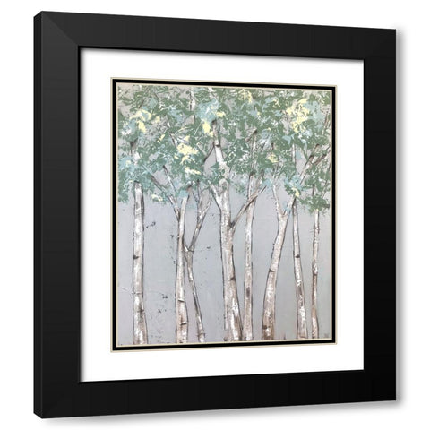 New Jubilee II Black Modern Wood Framed Art Print with Double Matting by Reynolds, Jade
