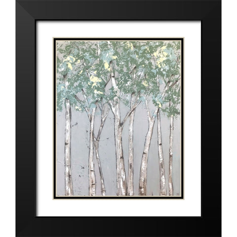 New Jubilee II Black Modern Wood Framed Art Print with Double Matting by Reynolds, Jade