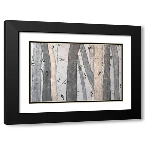 Into the Woods III Black Modern Wood Framed Art Print with Double Matting by Reynolds, Jade
