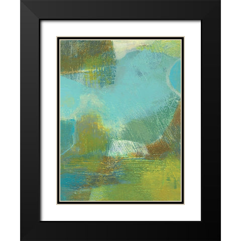 Cor II Black Modern Wood Framed Art Print with Double Matting by Jachimiec, Sue