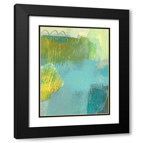 Cor IV Black Modern Wood Framed Art Print with Double Matting by Jachimiec, Sue