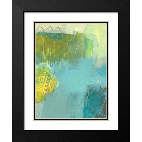 Cor IV Black Modern Wood Framed Art Print with Double Matting by Jachimiec, Sue