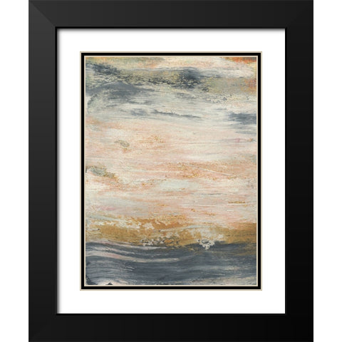 Serein II Black Modern Wood Framed Art Print with Double Matting by Jachimiec, Sue