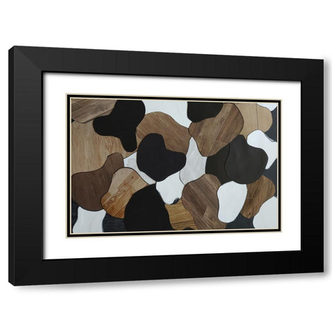 Chocolate Marshmallow Walnuts I Black Modern Wood Framed Art Print with Double Matting by Good, Coco