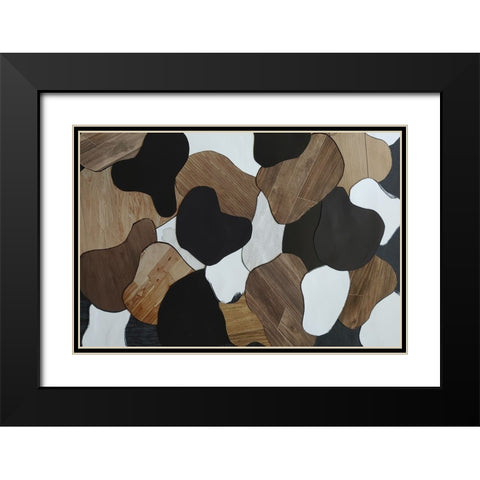 Chocolate Marshmallow Walnuts I Black Modern Wood Framed Art Print with Double Matting by Good, Coco
