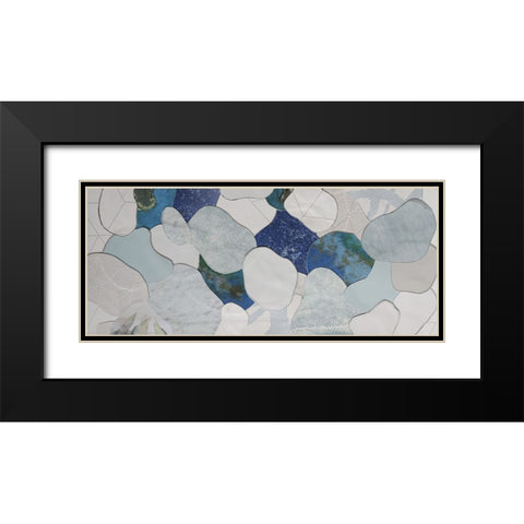 Koi Fish Pond V Black Modern Wood Framed Art Print with Double Matting by Good, Coco