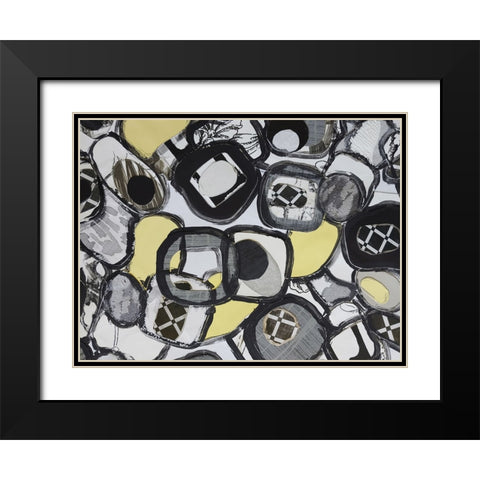 Licorice and Lemon Drops I Black Modern Wood Framed Art Print with Double Matting by Good, Coco