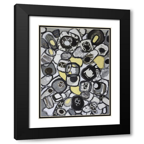 Licorice and Lemon Drops II Black Modern Wood Framed Art Print with Double Matting by Good, Coco