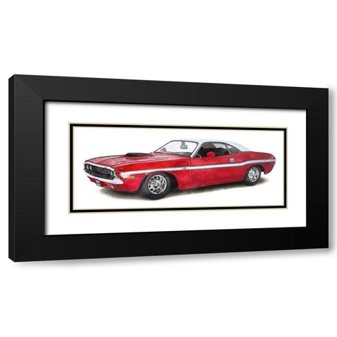 Classic Car III Black Modern Wood Framed Art Print with Double Matting by Saunders, Alonzo