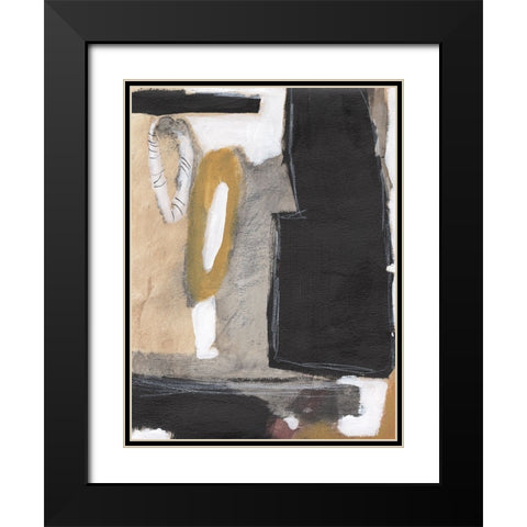 Bold Impressions II Black Modern Wood Framed Art Print with Double Matting by Fuchs, Jodi