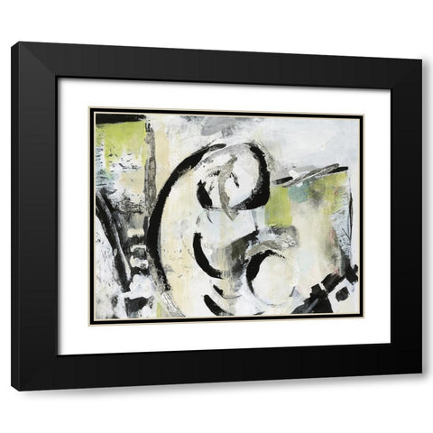 Creative Rhythms I Black Modern Wood Framed Art Print with Double Matting by Combs, Joyce