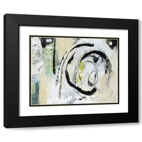 Creative Rhythms II Black Modern Wood Framed Art Print with Double Matting by Combs, Joyce