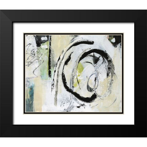 Creative Rhythms II Black Modern Wood Framed Art Print with Double Matting by Combs, Joyce