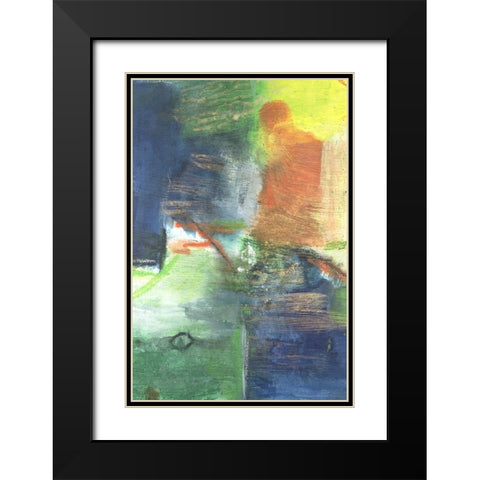 Ports of Call I Black Modern Wood Framed Art Print with Double Matting by Combs, Joyce