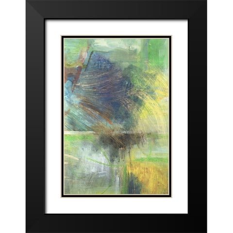 Ports of Call II Black Modern Wood Framed Art Print with Double Matting by Combs, Joyce