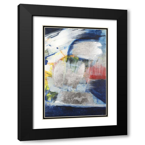 Embellished Winter Time Dreams I Black Modern Wood Framed Art Print with Double Matting by Combs, Joyce