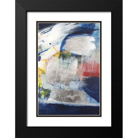 Embellished Winter Time Dreams I Black Modern Wood Framed Art Print with Double Matting by Combs, Joyce