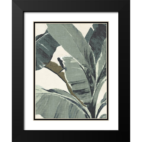 Retro Miami Palms II Black Modern Wood Framed Art Print with Double Matting by Parker, Jennifer Paxton