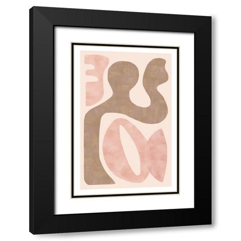 Equanimity I Black Modern Wood Framed Art Print with Double Matting by Kouta, Flora