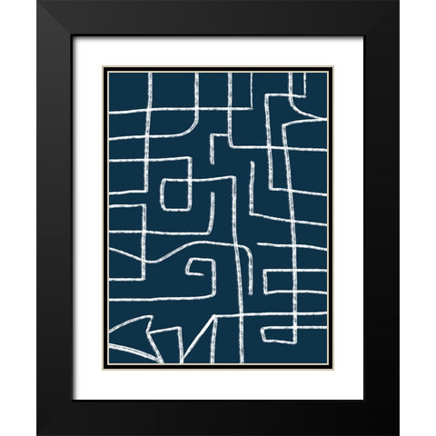 This is Where I Leave You I Black Modern Wood Framed Art Print with Double Matting by Schlotzhauer, Jim