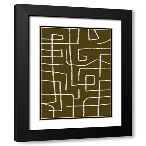 This is Where I Leave You II Black Modern Wood Framed Art Print with Double Matting by Schlotzhauer, Jim