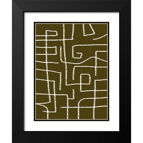 This is Where I Leave You II Black Modern Wood Framed Art Print with Double Matting by Schlotzhauer, Jim