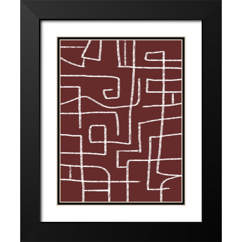 This is Where I Leave You IV Black Modern Wood Framed Art Print with Double Matting by Schlotzhauer, Jim