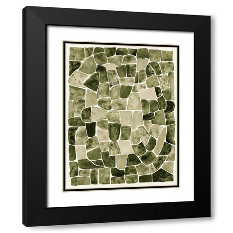 Walkways II Black Modern Wood Framed Art Print with Double Matting by Galapon, Nikki