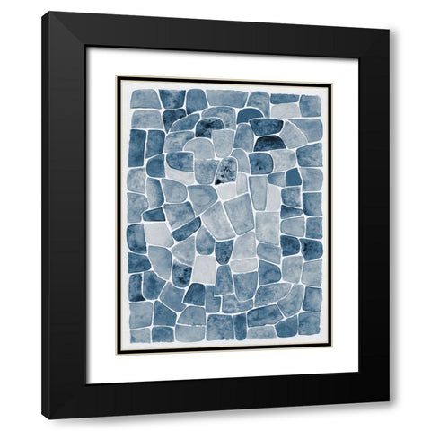 Walkways III Black Modern Wood Framed Art Print with Double Matting by Galapon, Nikki