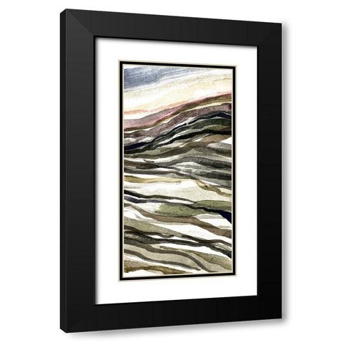Waterscapes I Black Modern Wood Framed Art Print with Double Matting by Galapon, Nikki