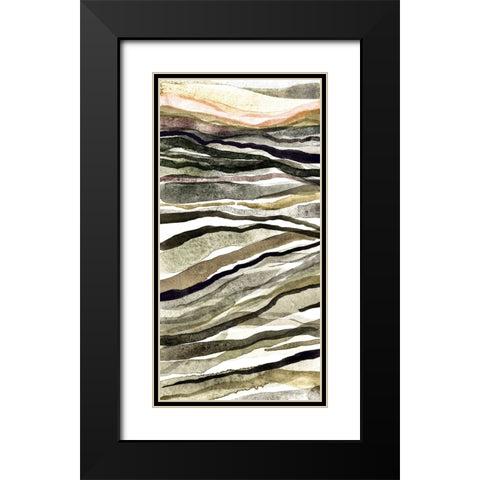 Waterscapes II Black Modern Wood Framed Art Print with Double Matting by Galapon, Nikki