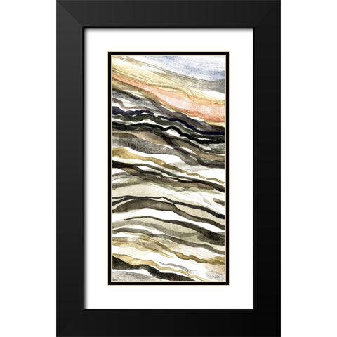 Waterscapes III Black Modern Wood Framed Art Print with Double Matting by Galapon, Nikki