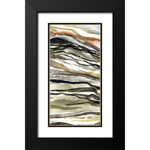 Waterscapes V Black Modern Wood Framed Art Print with Double Matting by Galapon, Nikki