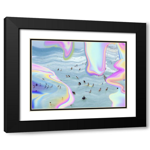 Summer Heatwave I Black Modern Wood Framed Art Print with Double Matting by Barnes, Victoria